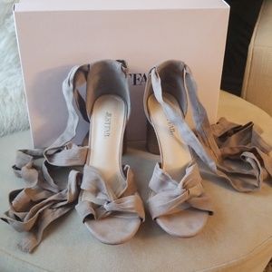 ***Justfab Wrap-around strap ankle